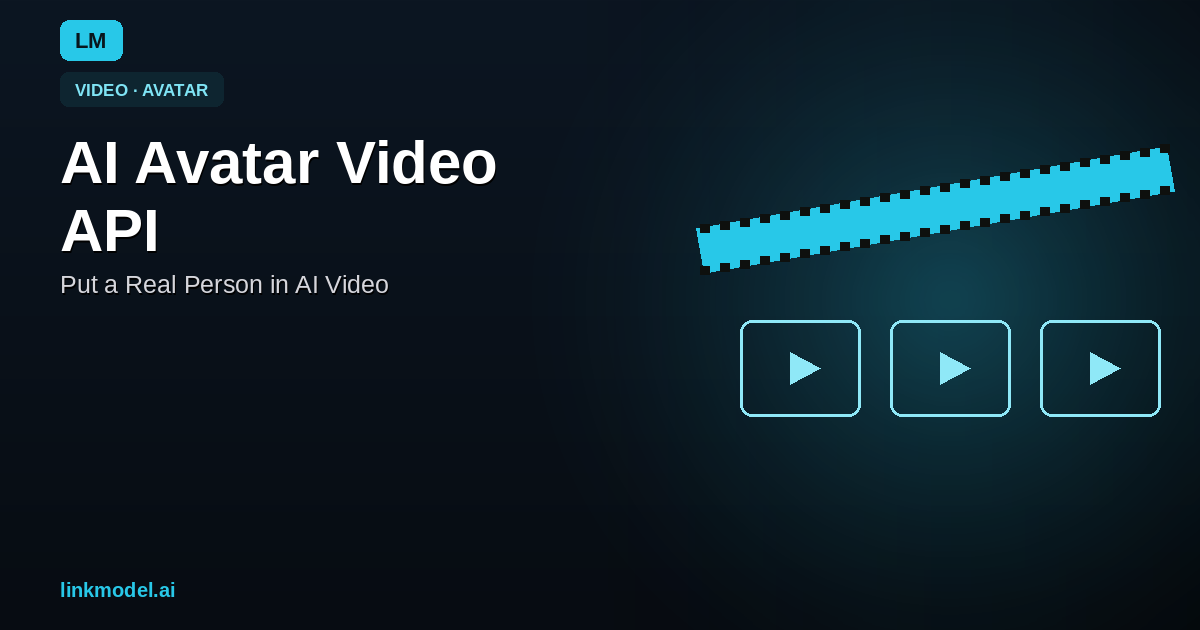 AI Avatar Video API: Put a Real Person in AI Video (2026)