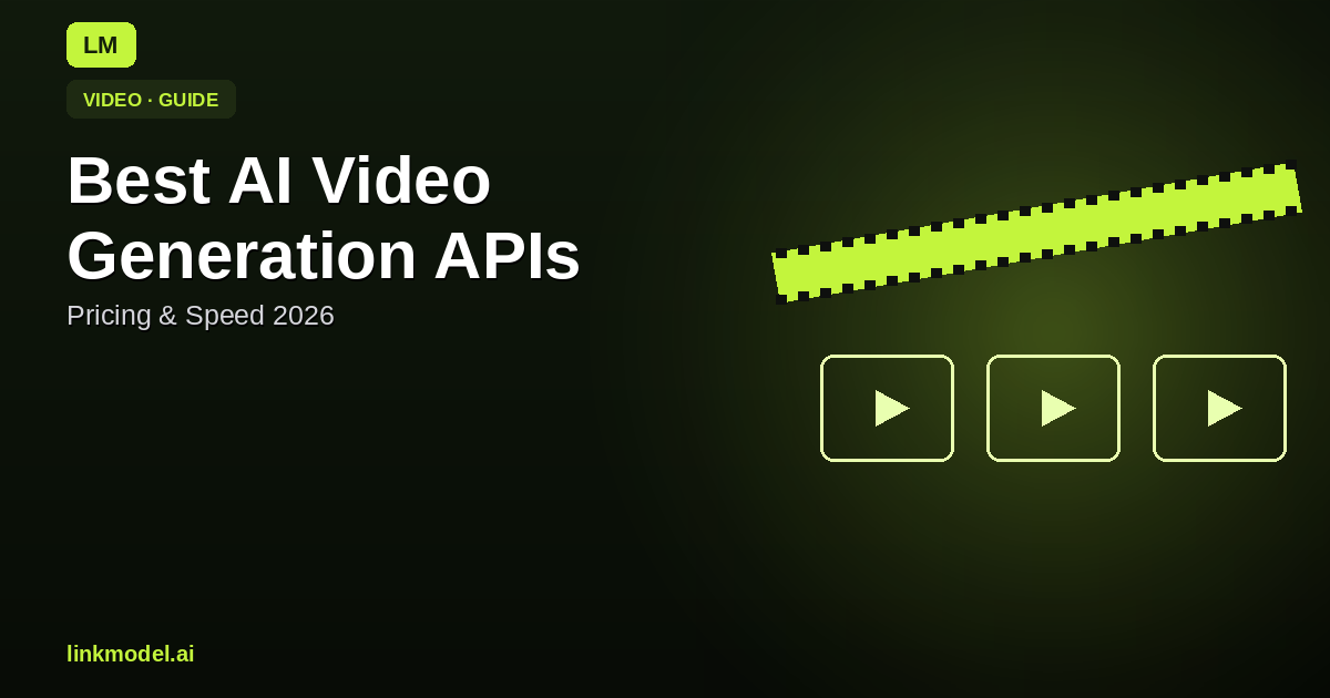 Best AI Video Generation APIs in 2026: Pricing & Speed