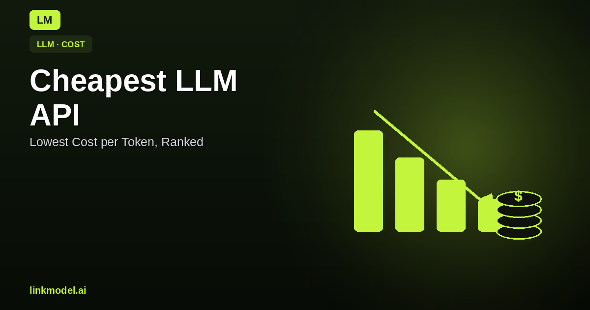 Cheapest LLM API in 2026: Lowest Cost per Token, Ranked