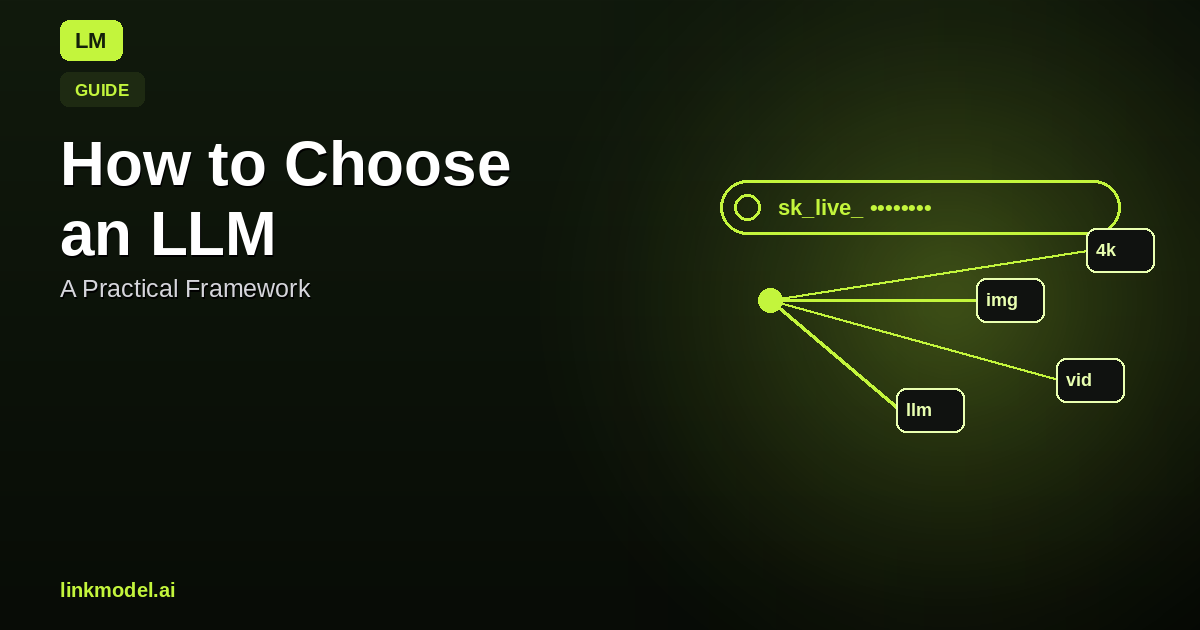 How to Choose an LLM in 2026: A Practical Decision Framework