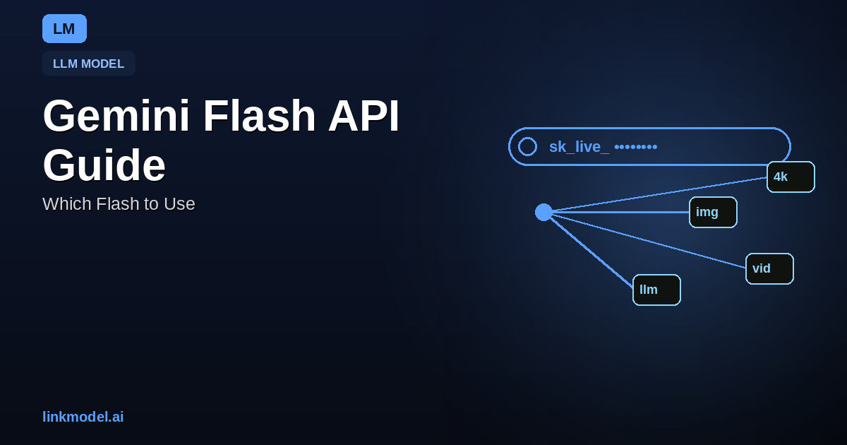 Gemini Flash API Guide: Pricing & Which Flash to Use