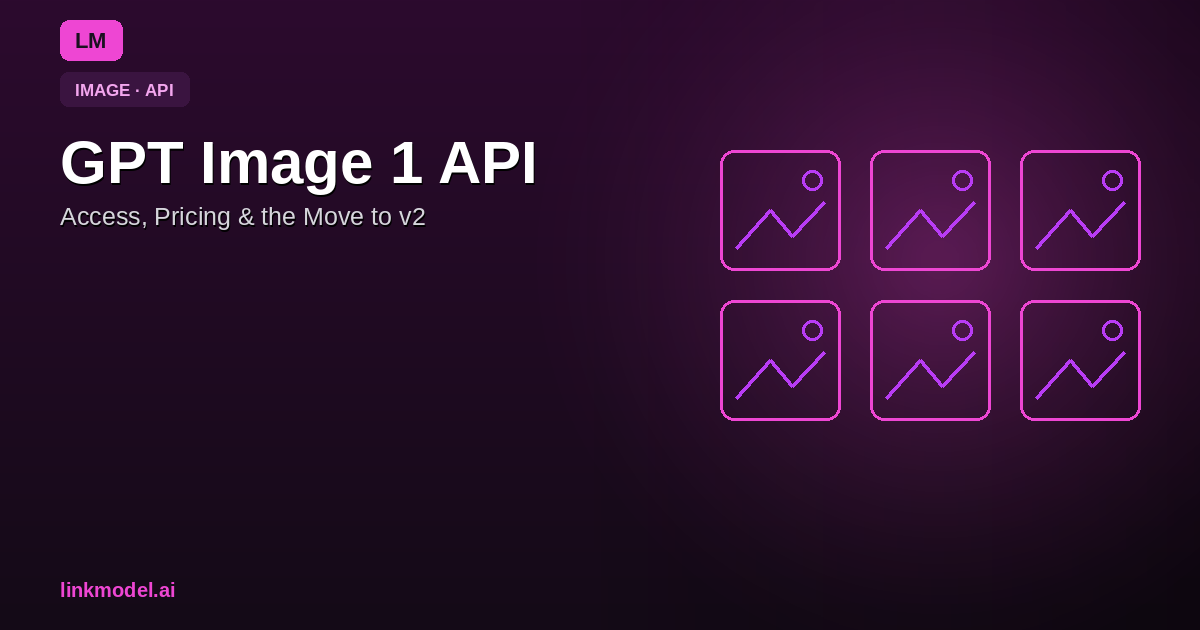 GPT Image 1 API: Access, Pricing & Why to Move to GPT Image 2