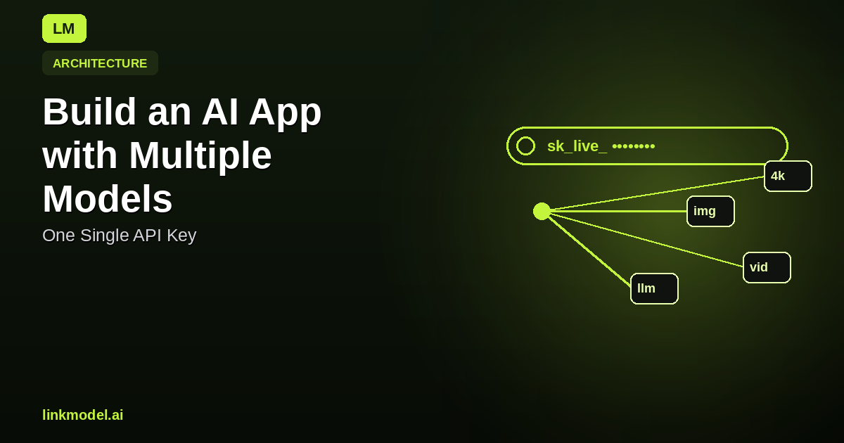 How to Build an AI App with Multiple Models (Single API Key)