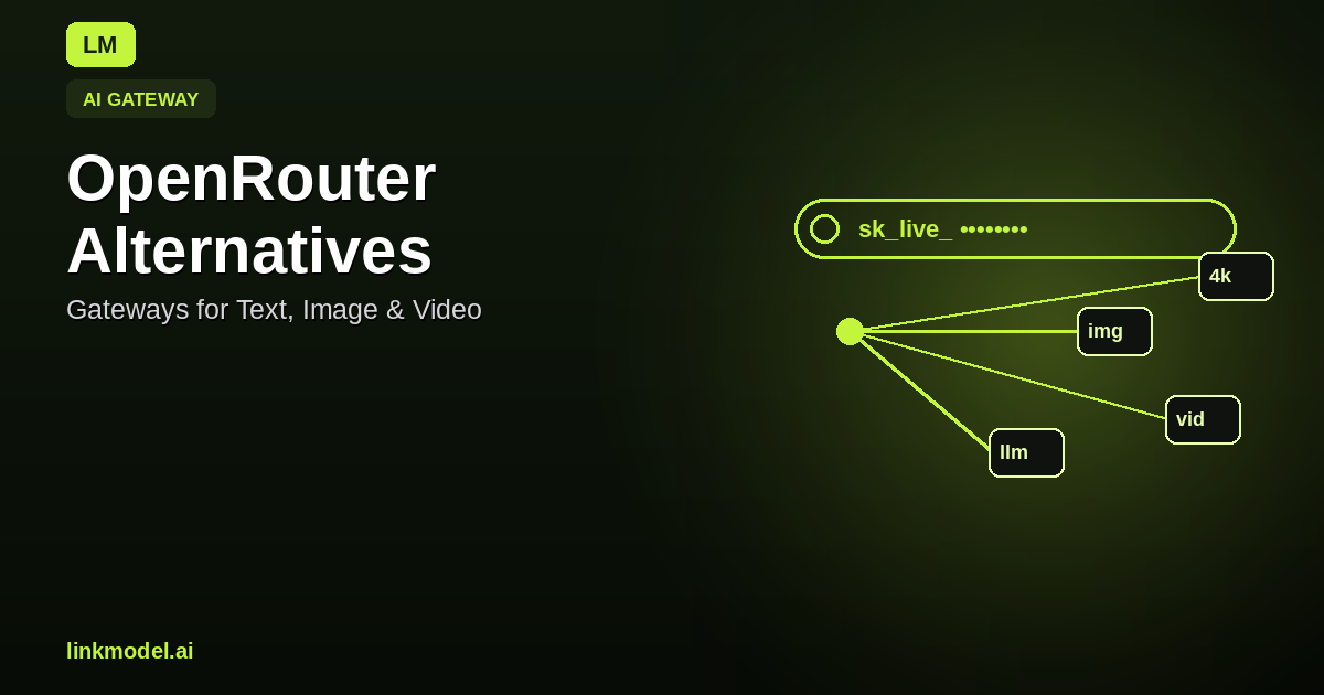 OpenRouter Alternatives in 2026: Gateways for Text, Image & Video