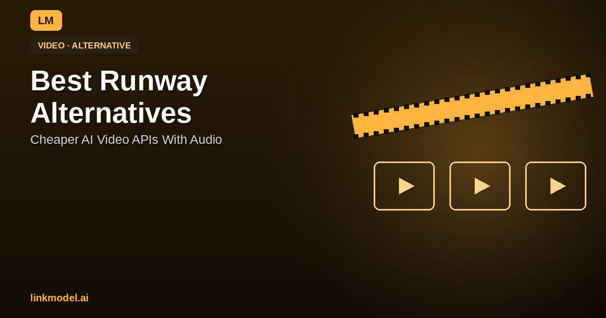 Best Runway Alternatives in 2026: Cheaper AI Video APIs With Audio
