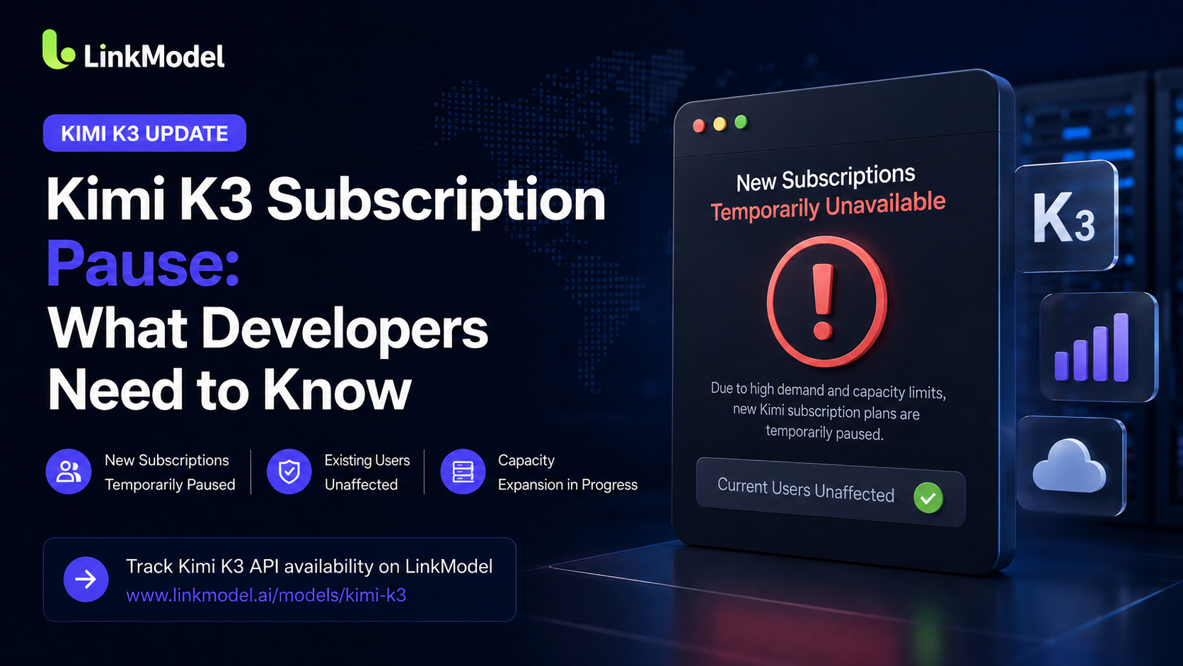 Kimi K3 Subscriptions Paused: Status, Reason and API Access
