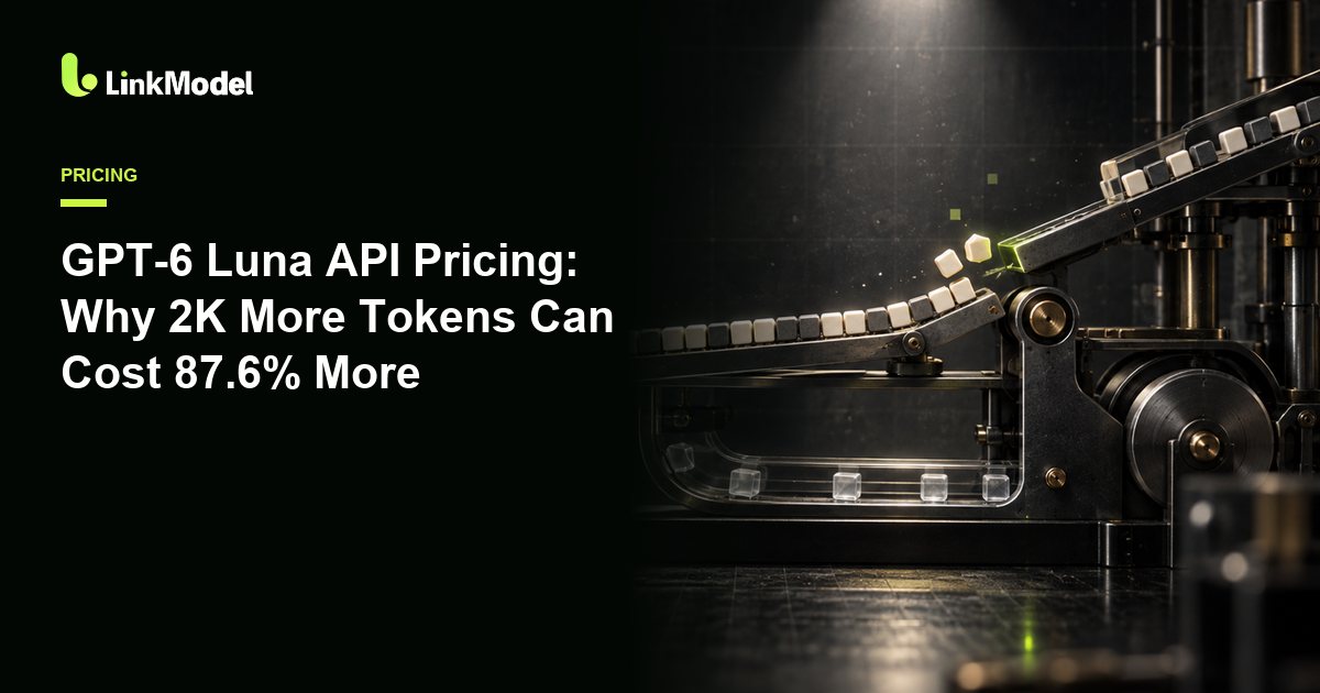 GPT-6 Luna API Pricing: Why 2K More Tokens Can Cost 87.6% More