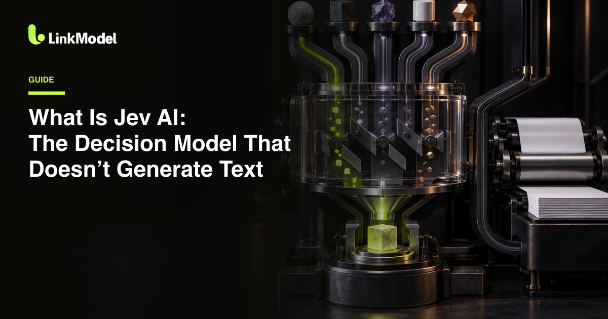 What Is Jev AI? The Decision Model That Doesn’t Generate Text