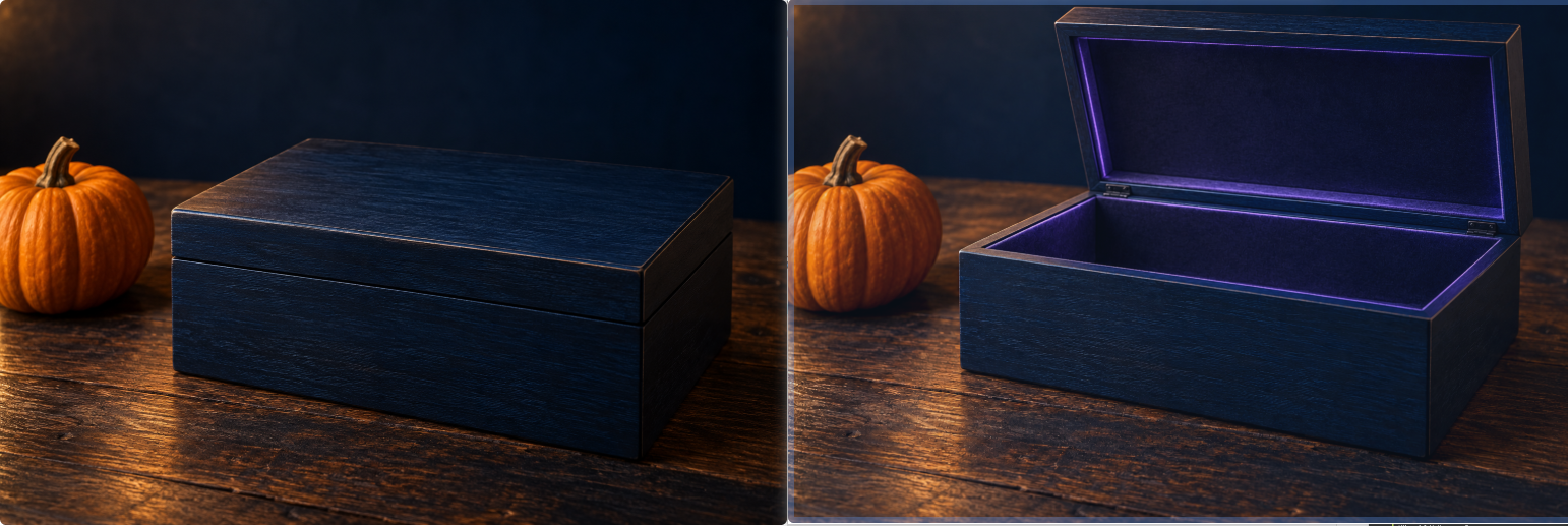 Opening Frame — Closed Box VS Closing Frame — Open Box